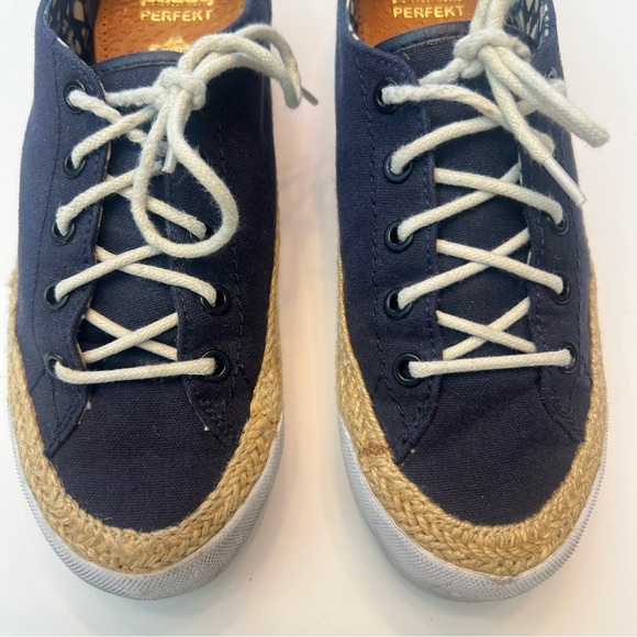 Tory Burch Platform Espadrille Sneakers, Size 7.5 - Picture 4 of 8